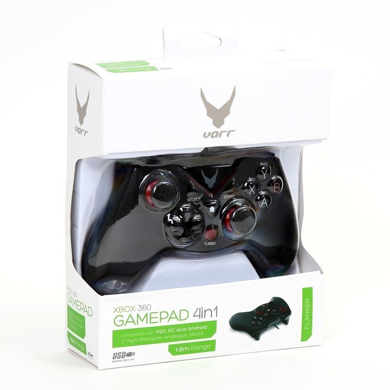 FREESTYLE GAMEPAD FLANKER PRO 4IN1 XBOX360/PS3/PC/ANDROID USB kaina ir informacija | Žaidimų pultai  | pigu.lt