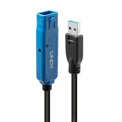 USB Cable LINDY 43158 8 m Blue Black цена и информация | Кабели для телефонов | pigu.lt
