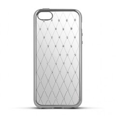 Защитная задняя крышка Beeyo Diamond Grid для телефона Sony X, серебристая цена и информация | Чехлы для телефонов | pigu.lt