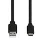 USB-C laidas Hama, USB 2.0, USB-C kištukas – USB-A kištukas, 480 Mbit/s, 1 m, juodas kaina ir informacija | Laidai telefonams | pigu.lt