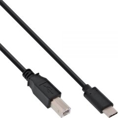 InLine, USB-C - USB-B, 0.5м цена и информация | Кабели и провода | pigu.lt
