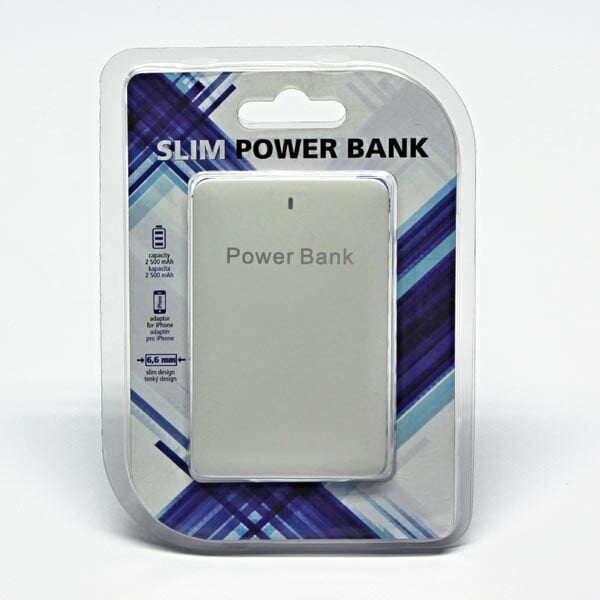 Powerbank, 2500mAh kaina ir informacija | Atsarginiai maitinimo šaltiniai (power bank) | pigu.lt