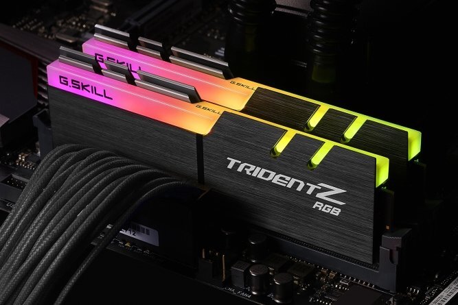 G.Skill Trident Z RGB DDR4, 2x8GB, 3000MHz, CL16 (F4-3000C16D-16GTZR) kaina ir informacija | Operatyvioji atmintis (RAM) | pigu.lt