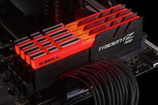 G.Skill Trident Z RGB DDR4, 4x8GB, 2400MHz, C15 (F4-2400C15Q-32GTZR) kaina ir informacija | Operatyvioji atmintis (RAM) | pigu.lt