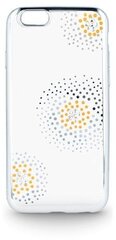 Apsauginė nugarėlė Beeyo Flower Dots, skirta Samsung Galaxy S6 telefonui, sidabrinė kaina ir informacija | Beeyo Mobilieji telefonai ir jų priedai | pigu.lt