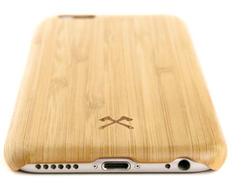 Apsauginis dėklas Woodcessories Cevlar Bamboo eco156 skirtas Apple iPhone 7 Plus, Apple iPhone 8 Plus kaina ir informacija | Telefono dėklai | pigu.lt