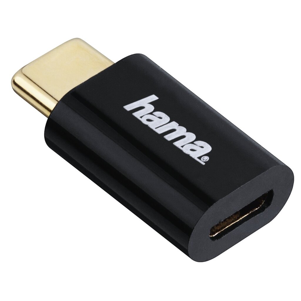 Adapteris Hama, Micro USB/ USB C цена и информация | Adapteriai, USB šakotuvai | pigu.lt