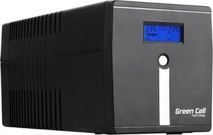 Green Cell UPS 1000VA 700W Power Proof kaina ir informacija | Nepertraukiamo maitinimo šaltiniai (UPS) | pigu.lt