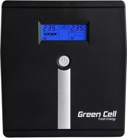 Green Cell UPS 1000VA 700W Power Proof kaina ir informacija | Nepertraukiamo maitinimo šaltiniai (UPS) | pigu.lt