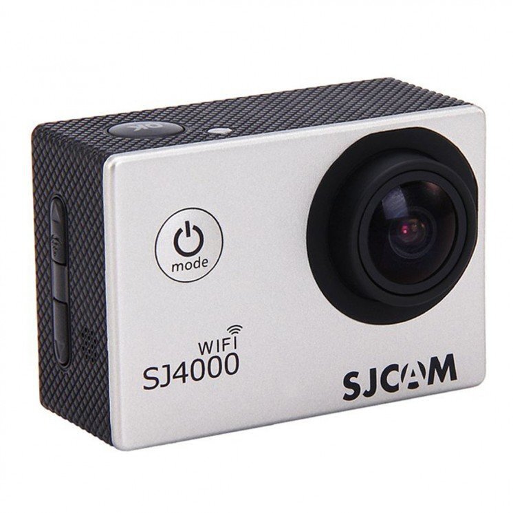 Sjcam SJ4000 WiFi, sidabrinė kaina ir informacija | Veiksmo ir laisvalaikio kameros | pigu.lt