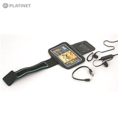 Platinet PM1075B 2in1 Bluetooth 4.2 Sport Стерео наушники c Mic & Remote + Armband Смартфон Case (5 Max) Black цена и информация | Наушники | pigu.lt