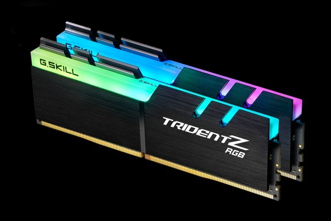 G.Skill Trident Z RGB DDR4 2x16GB, 3200MHz, CL14 (F4-3200C14D-32GTZR) kaina ir informacija | Operatyvioji atmintis (RAM) | pigu.lt