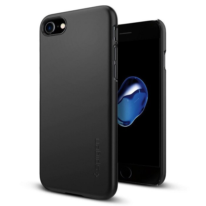 Spigen Thin Fit iPhone 7 kaina ir informacija | Telefono dėklai | pigu.lt