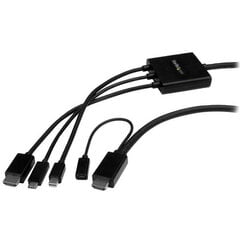 StarTech, USB/HDMI/Mini DP, 2 m kaina ir informacija | Startech Buitinė technika ir elektronika | pigu.lt