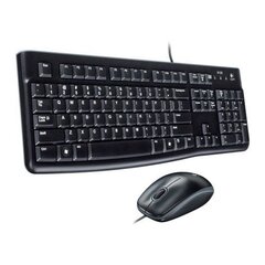 Logitech MK120 USB kaina ir informacija | Klaviatūros | pigu.lt