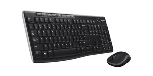 Беспроводная клавиатура Logitech MK270 (ES) Combo, черная цена и информация | Клавиатуры | pigu.lt