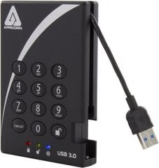 Apricorn A25-3PL256-2000 kaina ir informacija | Išoriniai kietieji diskai (SSD, HDD) | pigu.lt