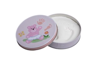 Kojytės ar rankytės įspaudas Baby HandPrint, rožinis kaina ir informacija | Dekoracijos šventėms | pigu.lt