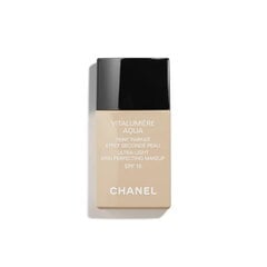 Makiažo pagrindas Chanel Vitalumiere Aqua Ultralight SPF15 30 ml, 50 Beige kaina ir informacija | Makiažo pagrindai, pudros | pigu.lt