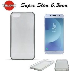 Apsauginė nugarėlė Telone Ultra Back Case 0.3 mm, skirta Samsung J710 Galaxy J7 (2016) telefonui, skaidri/juoda kaina ir informacija | Telefono dėklai | pigu.lt