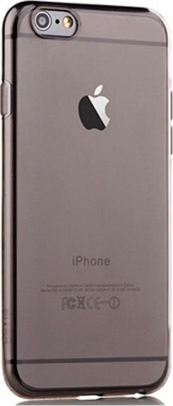 Devia Naked Ultra Thin Silicone Back Apple iPhone 7 (4.7) Smoked kaina ir informacija | Telefono dėklai | pigu.lt