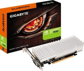 Gigabyte GeForce GT 1030 Silent Low Profile 2GB GDDR5 (64 Bit), DVI-D, HDMI, BOX (GV-N1030SL-2GL) цена и информация | Видеокарты (GPU) | pigu.lt