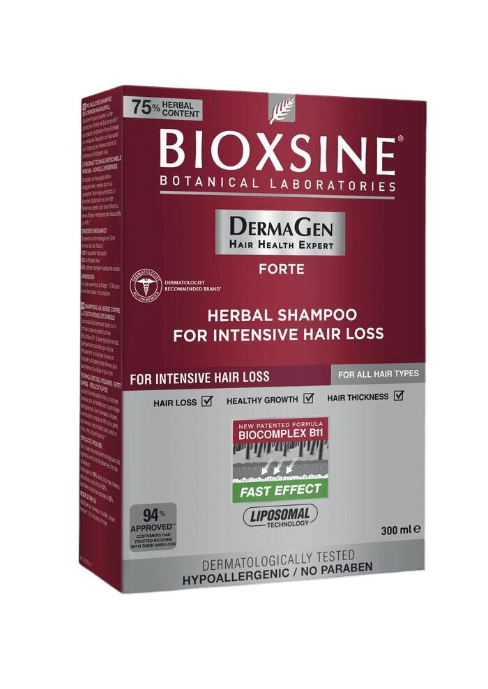 Šampūnas nuo plaukų slinkimo Bioxsine Forte, 300 ml цена и информация | Šampūnai | pigu.lt