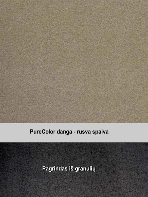 Kilimėliai ARS MITSUBISHI GRANDIS 2003-2011 (6 v., I, II ir III e.) /MAX3 PureColor Kraštas apsiūtas siūlais Rusva spalva kaina ir informacija | Modeliniai tekstiliniai kilimėliai | pigu.lt