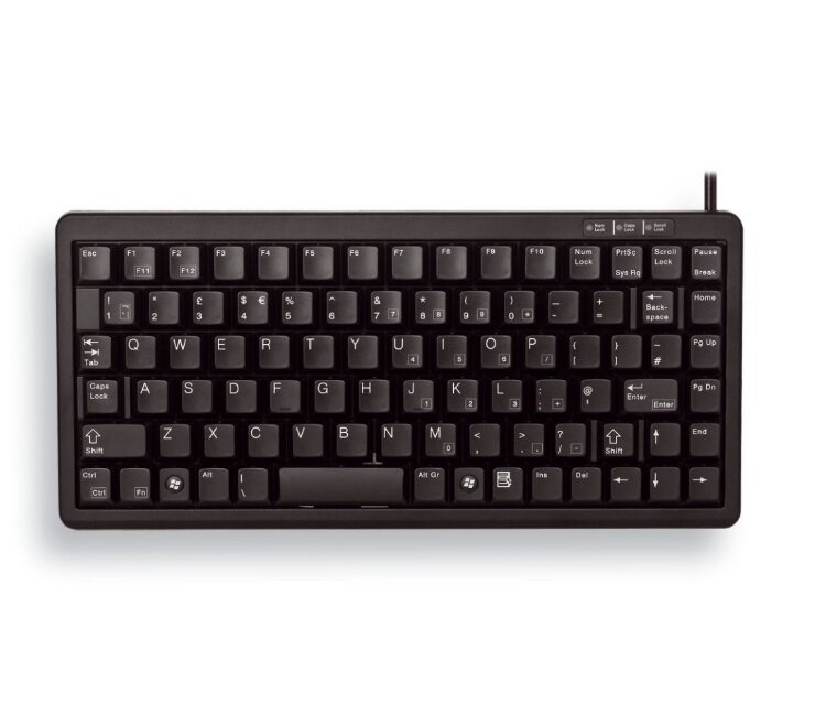 Cherry Keyboard ML4100 USB black Schwarz EU-Layout EULayout (QWERTY + €-Symbol) €Symbol) (G84-4100LCMEU-2) (G844100LCMEU2) kaina ir informacija | Klaviatūros | pigu.lt