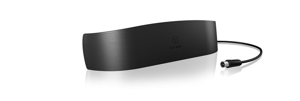 IcyBox Indoor DVB-T2 HD Antenna, HDTV, DVB-T, DVB-T2, DAB+, FM Radio, 4K цена и информация | TV antenos ir jų priedai | pigu.lt