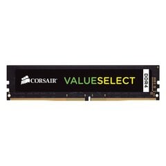 Corsair ValueSelect DDR4, 4GB, 2400MHz, CL16 (CMV4GX4M1A2400C16) цена и информация | Оперативная память (RAM) | pigu.lt