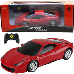 Nuotoliniu būdu valdomas automobilis Rastar Ferrari 458 Italia, raudonas kaina ir informacija | Žaislai berniukams | pigu.lt
