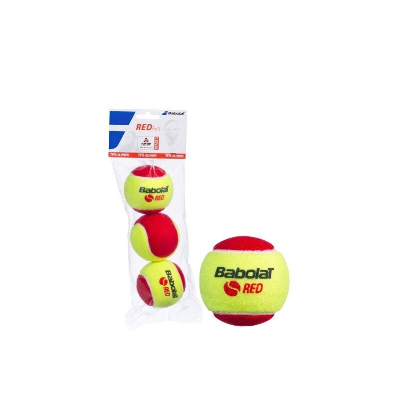 Vaikiški teniso kamuoliukai Babolat Red Felt цена и информация | Lauko teniso prekės | pigu.lt
