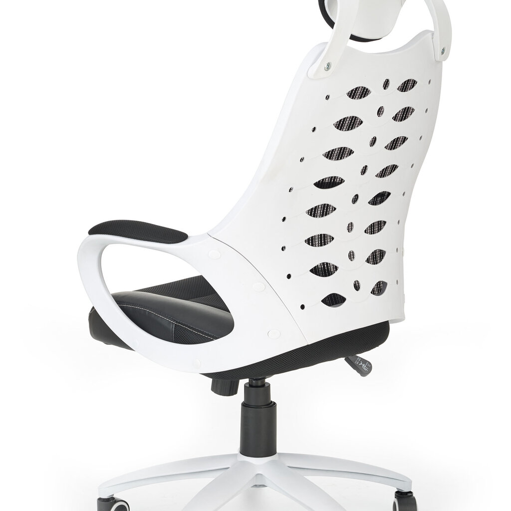 Biuro kėdė Halmar Striker 2, juoda/balta kaina ir informacija | Biuro kėdės | pigu.lt