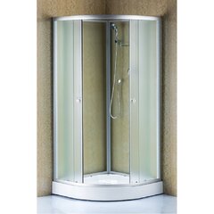 Ketursienė dušo kabina R8504 Fabric, 80x80 cm kaina ir informacija | Dušo kabinos | pigu.lt