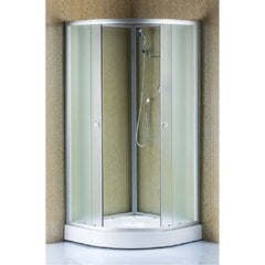 Ketursienė dušo kabina R8504 Fabric, 100x100 cm kaina ir informacija | Dušo kabinos | pigu.lt