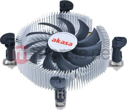 Akasa Low Profile Heatsink with Embedded PWM Fan kaina ir informacija | Procesorių aušintuvai | pigu.lt