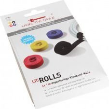 LABEL THE CABLE LTC 1230 Double-sided Rolls 4x 1m Colorful (LTC1230) цена и информация | Komponentų priedai | pigu.lt