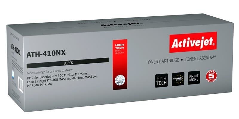 Toneris "Activejet ATH-410NX" (HP CE410X) skirtas lazeriniams spausdintuvams, 4000 psl., juoda цена и информация | Kasetės lazeriniams spausdintuvams | pigu.lt