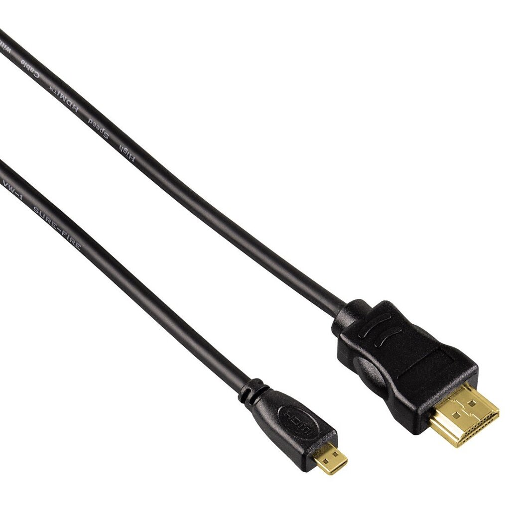 Hama Hdmi-Micro kaina ir informacija | Kabeliai ir laidai | pigu.lt