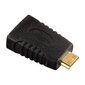Hama High Speed HDMI™ Cable with Ethernet, 1.50 m + 2 HDMI™ adapteriai, juodas цена и информация | Kabeliai ir laidai | pigu.lt