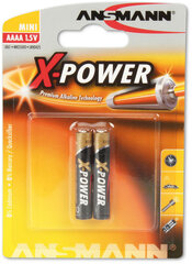 Ansmann батарейки X-Power LR8 AAAA 2 шт. цена и информация | Батарейки | pigu.lt
