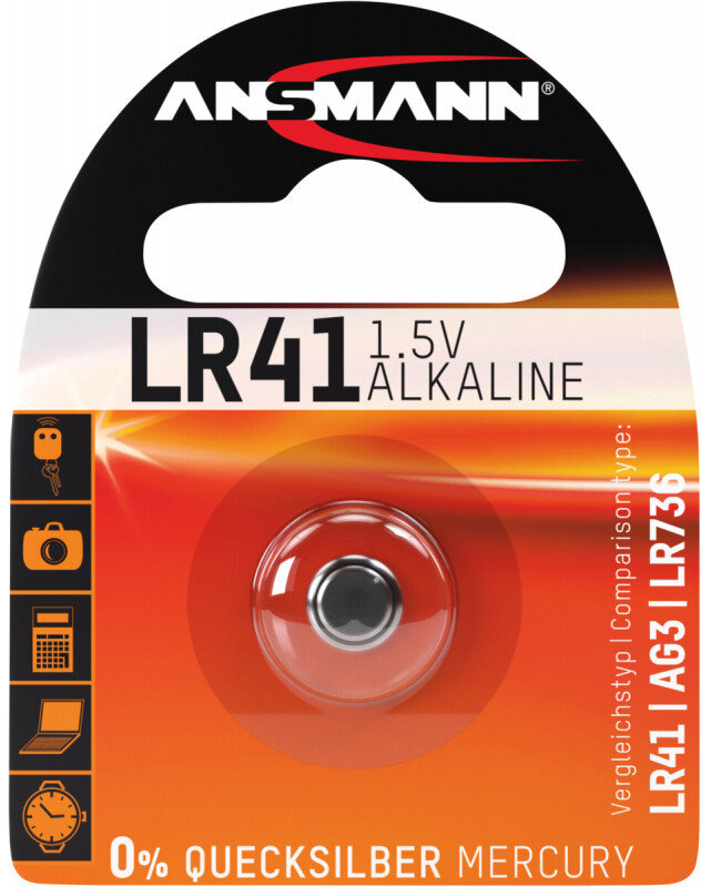 Ansmann baterija LR41 kaina ir informacija | Elementai | pigu.lt