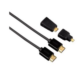 Hama, HDMI, 1.5 m kaina ir informacija | Kabeliai ir laidai | pigu.lt