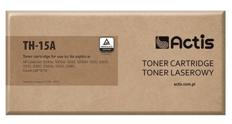 Тоneris "Actis TH-15A" (HP C7115A LJ 1200 / Canon EP-25 ) skirtas lazeriniams spausdintuvams HP / CANON , 2500 psl, juoda цена и информация | Kasetės lazeriniams spausdintuvams | pigu.lt