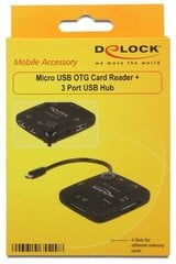 Delock 65529 цена и информация | Адаптеры, USB-разветвители | pigu.lt