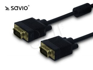 Elmak Savio CL-30 Kabelis VGA-VGA 3m kaina ir informacija | Kabeliai ir laidai | pigu.lt