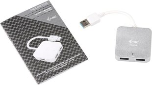 I-TEC U3HUBMETAL402 kaina ir informacija | Adapteriai, USB šakotuvai | pigu.lt