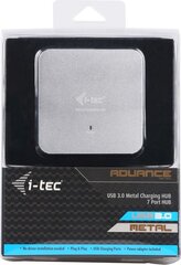 I-TEC U3HUBMETAL7 цена и информация | Адаптеры, USB-разветвители | pigu.lt