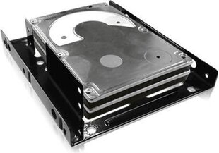 Icy Box Internal Mounting Frame 3.5" for 2x 2.5" drives, Black (IB-AC643) kaina ir informacija | Komponentų priedai | pigu.lt